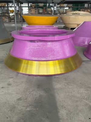 Quality Manganese  Cone Crusher Liners Steel Cone Crusher Wear Parts Bowl Liner Parts factory