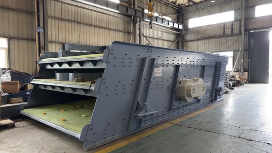 Quality XY Vibrating Screen with Thin Oil Lubrication 20 Degrees Inclination and High Strength Fatigue Resistance factory